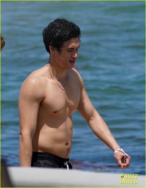 Charles Melton Shirtless Scene in May December